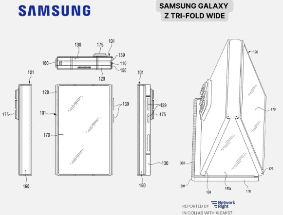 '화면 더 넓은' 갤럭시Z 트라이폴드폰 나오나…삼성·애플 '와이드 폴더블폰' 격돌