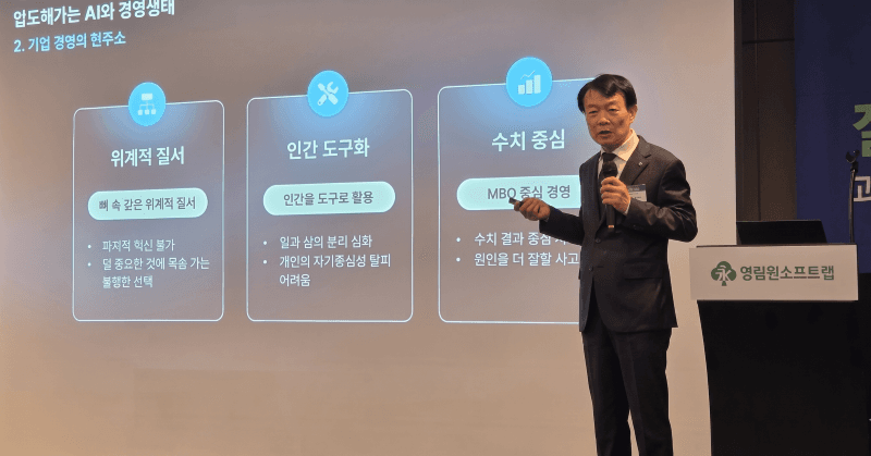 영림원소프트랩, 'AI 시대 기업문화 혁신' 세미나 개최…"질문이 경쟁력"
