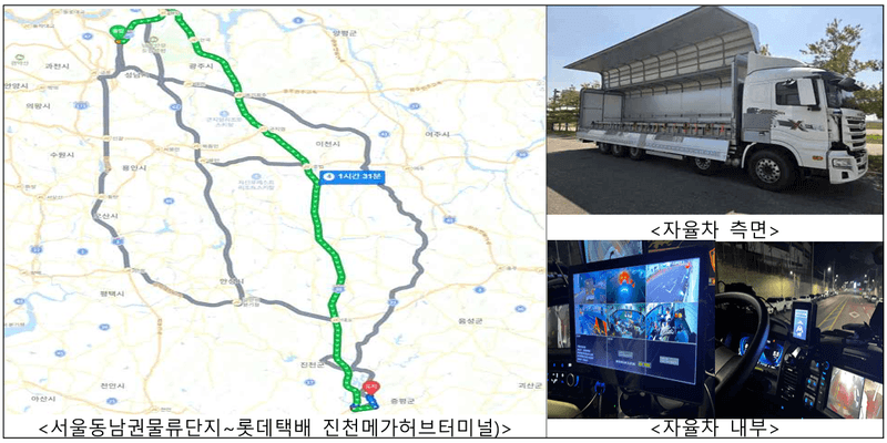 “고속도로서 자율주행 트럭이 택배 운송” 6월부터 서울-진천 첫 유상 운송