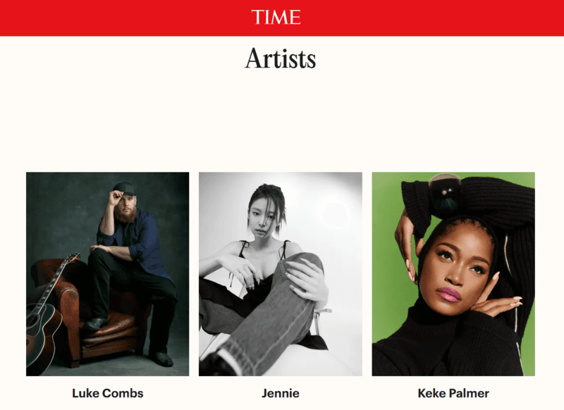 “그녀는 스타다”…제니, 美 타임지 선정 ‘가장 영향력 있는 100인’