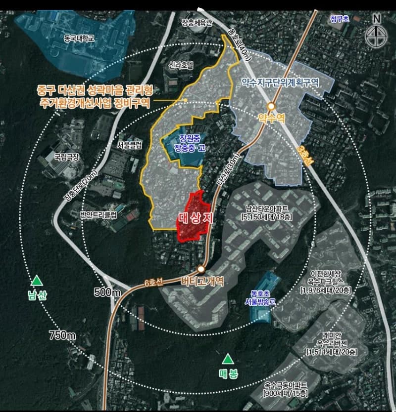 서울 중구 신당9구역, 남산 고도제한 완화 힘입어 정비계획 변경 확정…최고 15층, 504세대 탈바꿈