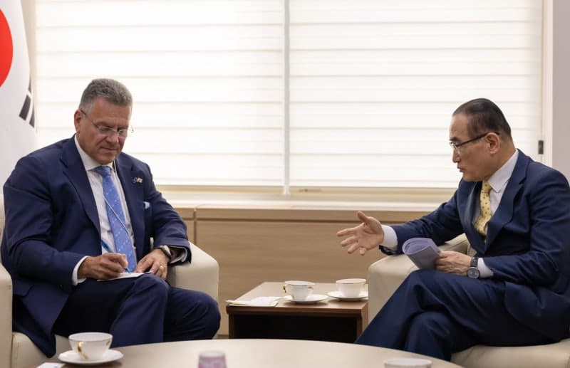 위성락 안보실장, EU 통상집행위원과 "중동 상황 속 경제안보 협력" 논의