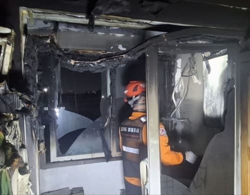 수원 장안구 다세대주택서 불…주민 11명 대피, 인명피해 없어