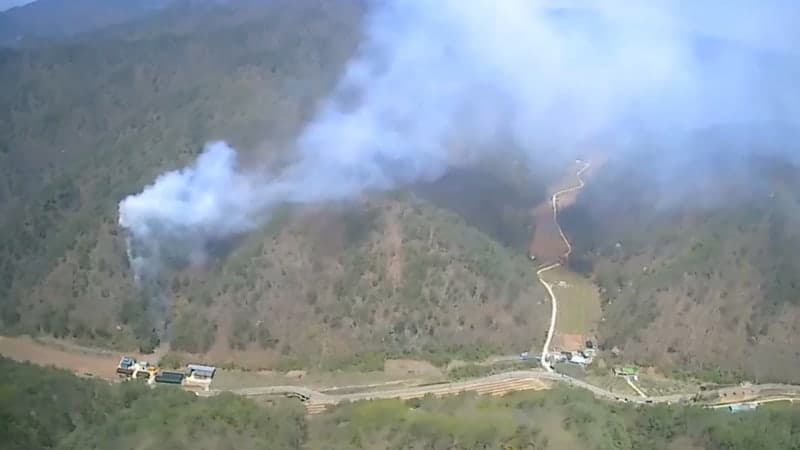 경북 안동시 예안면 산불, 1시간여 만에 주불 진화…0.2㏊ 피해