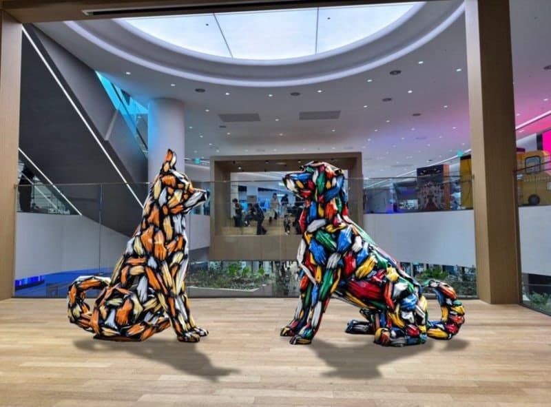 "백화점 속 동물원" 대전신세계, 김우진 '애니토피아' 아트전 개최