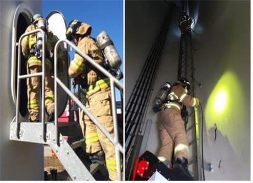 강원소방, "풍력발전기 화재 산림확산 위험" 선제 대응 나선다