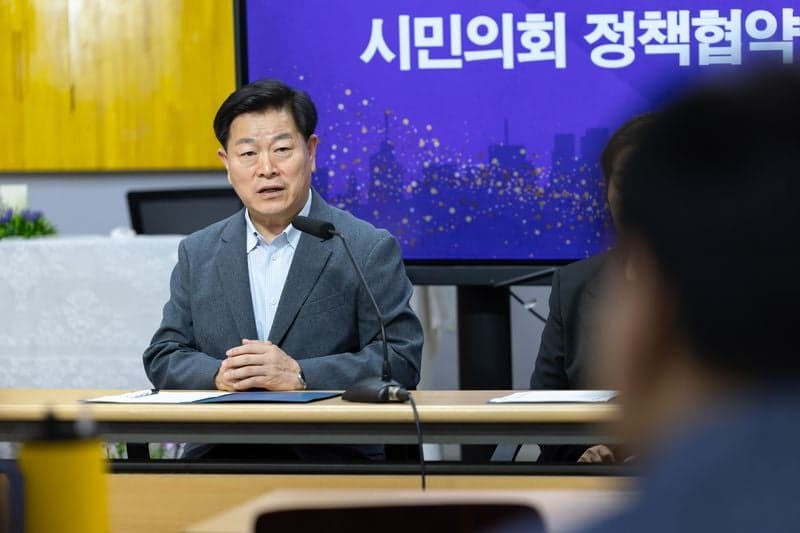 박승원 광명시장 후보, "시민의회 조례 제정 추진"…시민주권 도시 만들 것