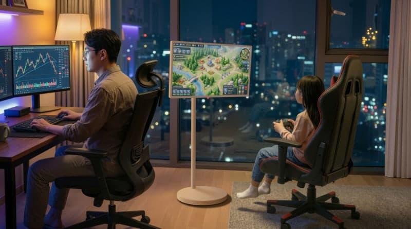 LG전자, "더 커지고 선명해진" 32형 4K 이동식 스크린 '스탠바이미 2 맥스' 출시