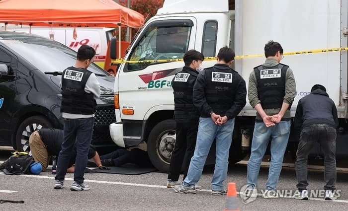 CU 물류센터 화물연대 집회 사망사고, 원청 교섭 갈등 격화