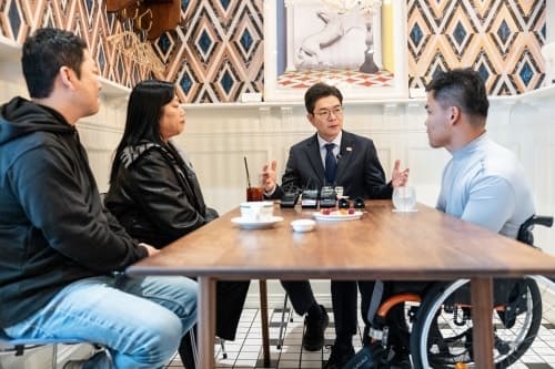 정원오 "장애인 권리 보장되는 서울"…이동권 의견청취 및 오세훈 정책 비판