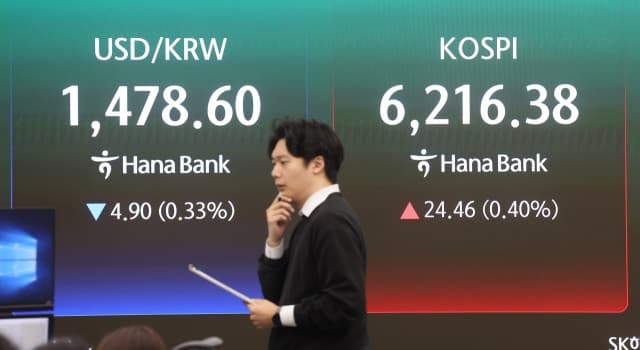 미·이란 '2주 휴전' 종료 임박에 긴장감↑…코스피, 6210대 강보합