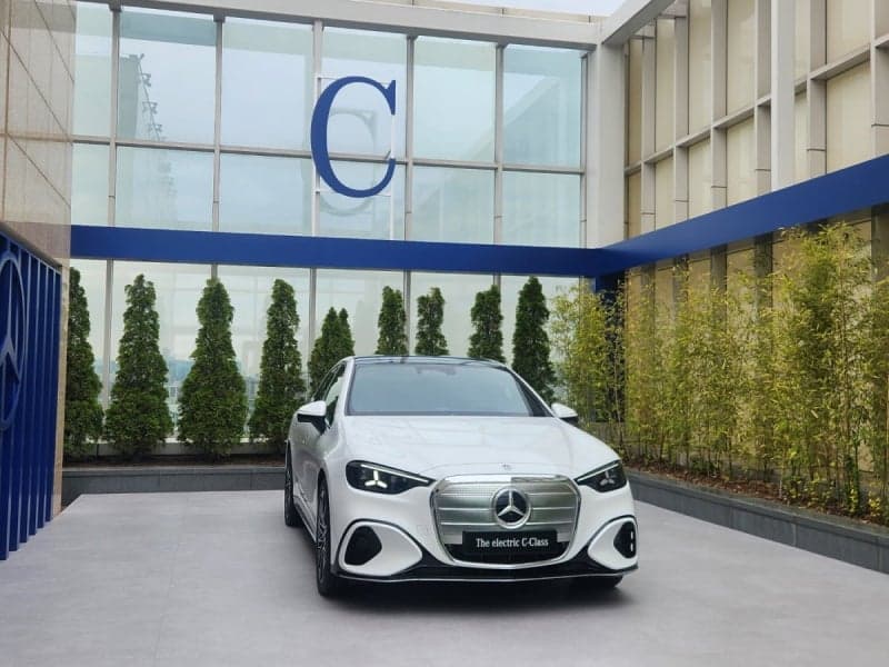 벤츠, "1901년 DNA 그대로" 전기 C클래스 한국서 세계 최초 공개