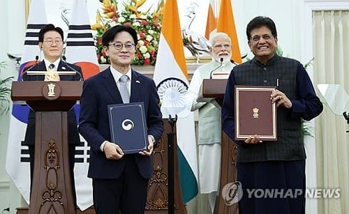 "중동전쟁 공급망 대응"…한·인도, 나프타·석유화학 원료 협력 강화