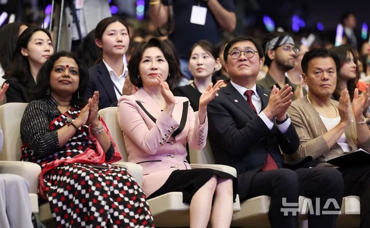 김혜경 여사, 인도 K팝 행사서 "문화는 국경 넘어 사람과 사람 잇는 힘" 강조