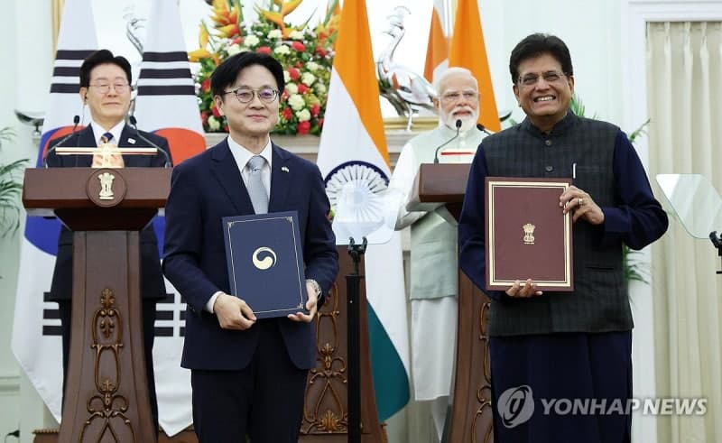 한-인도, 에너지·나프타 등 원자재 수급 협력 지속…산업·자원 전방위 경제협력 강화
