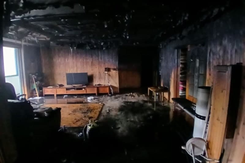 익산 상가주택 화재, 파킨슨병 노모와 지적장애 딸 중태