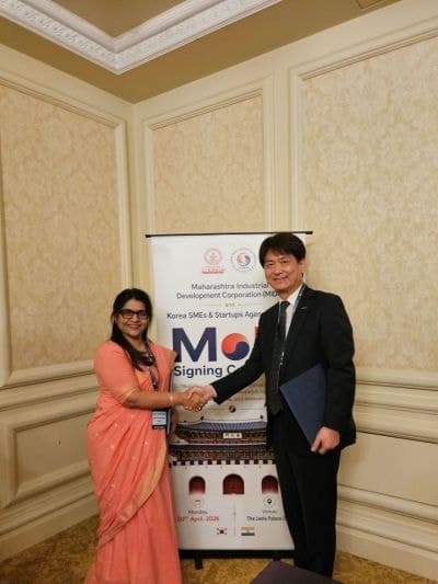 중진공, 인도 마하라슈트라 산업개발공사와 맞손…"중소기업 인도 진출 기반 강화"