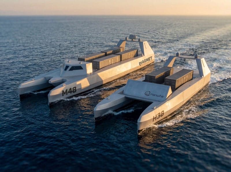 한화디펜스USA, 美 자율항행 기업과 '무인 수상정' 공동생산 나선다