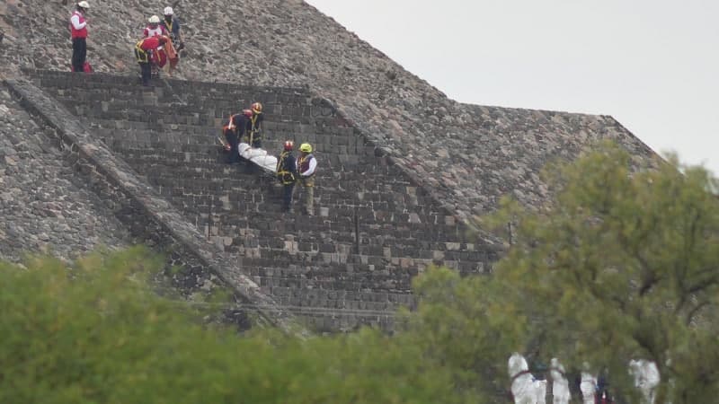 멕시코 고대 피라미드 유적지서 총기 난사…외국인 7명 사상
