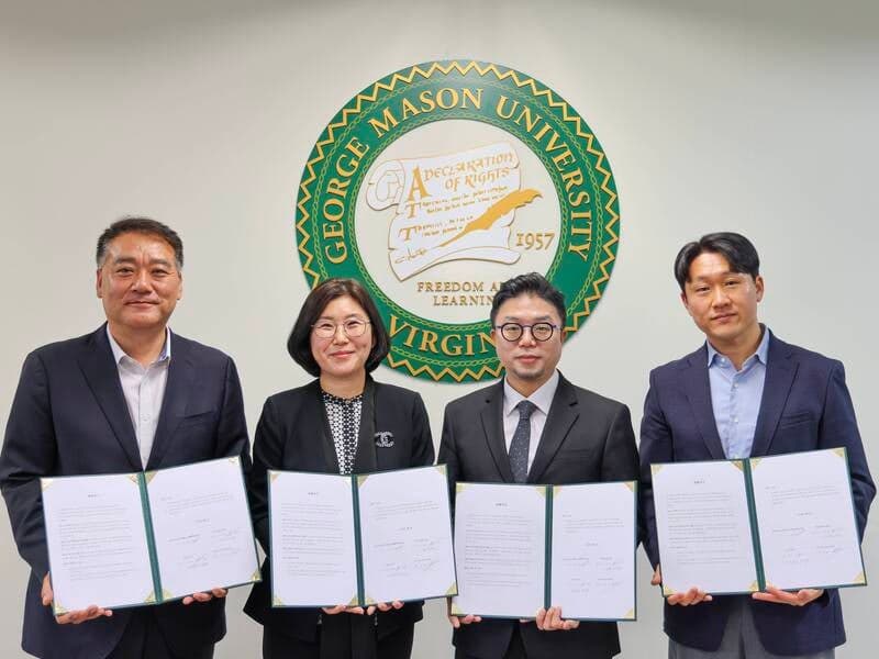 조지메이슨대 한국캠퍼스, K-컬처 AI 융합인재 양성 위한 MOU 체결
