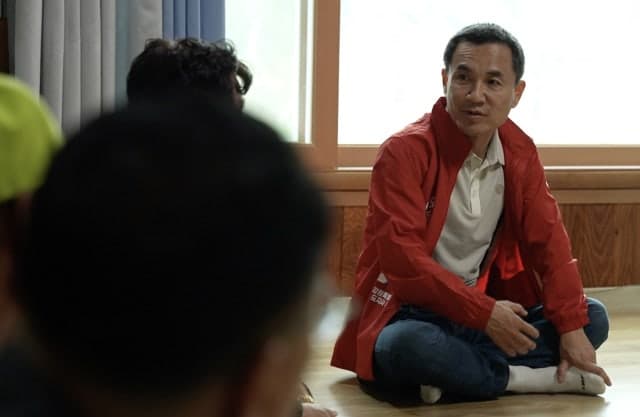 김진태, 양양 수산항서 "반값 어업자재로 어민부담 낮출 것"