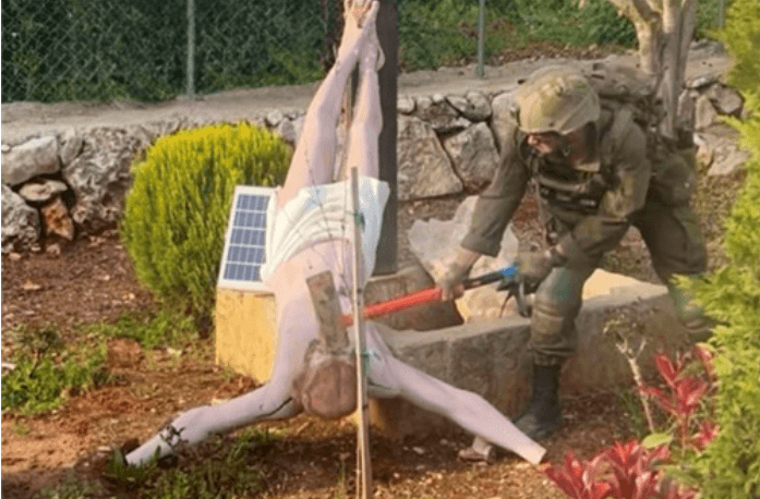 이스라엘군, '예수상 파괴' 병사 2명 보직해임·30일 구금