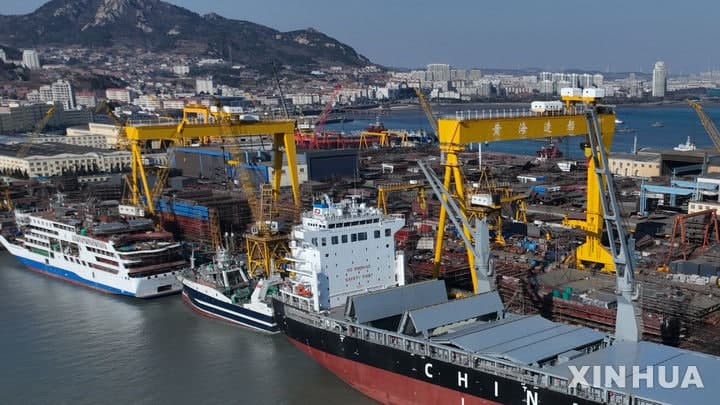 이란 전쟁에 中조선업계 수혜…"대형 유조선 연이어 수주"