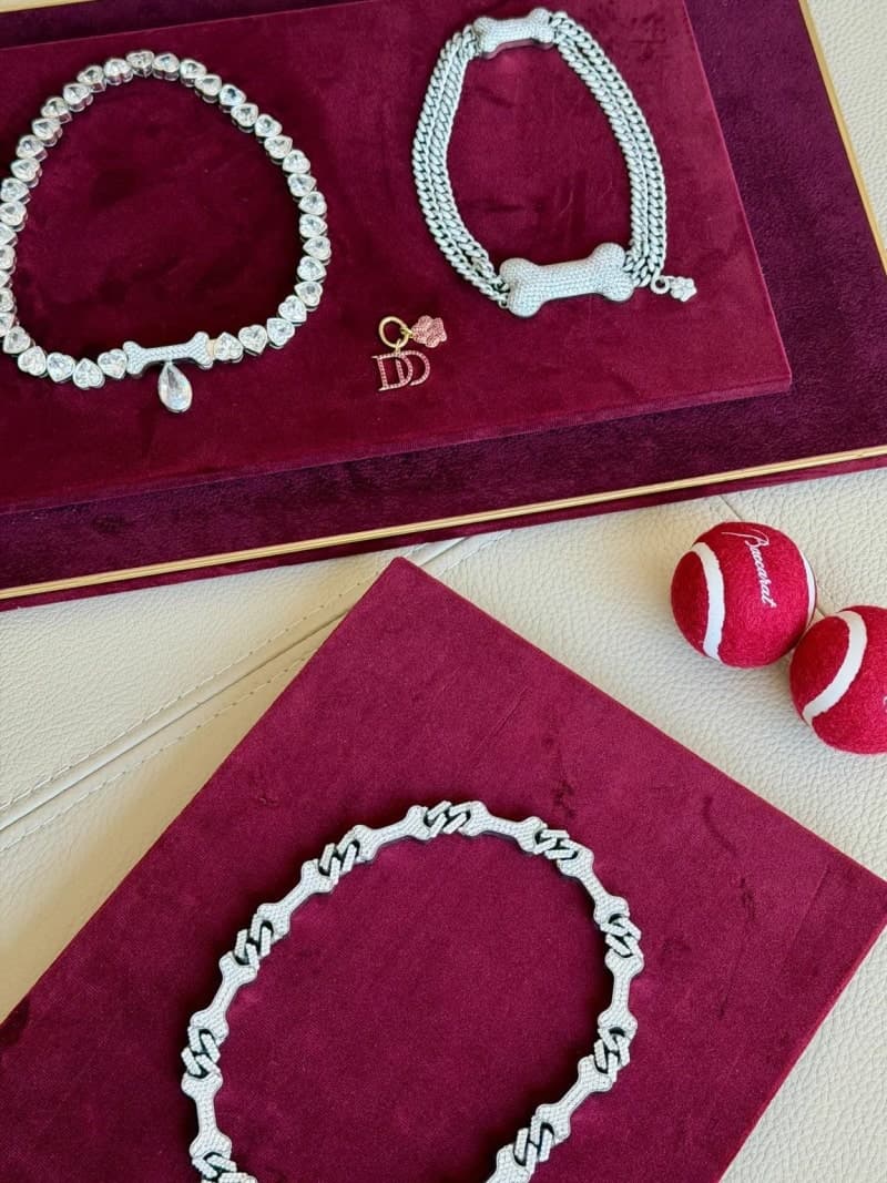 "반려견 목걸이가 2억?"…美 부유층, 결혼반지보다 비싼 초호화 펫 주얼리 등장