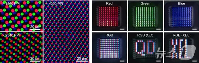 "XR 글라스 초격차 확보" 동전 크기에 1000만 화소 집적…퀀텀닷 디스플레이 개발