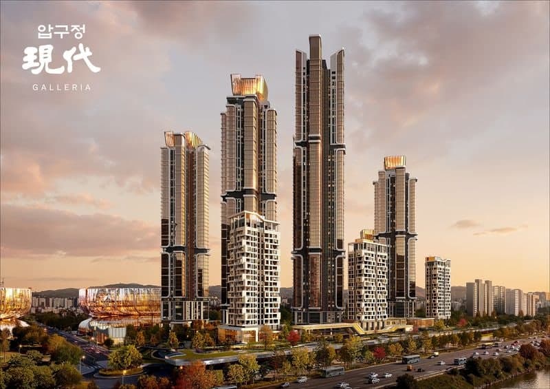 압구정5구역 수주전, 현대건설 '압구정 현대 갤러리아' vs DL이앤씨 '아크로 압구정' 격돌