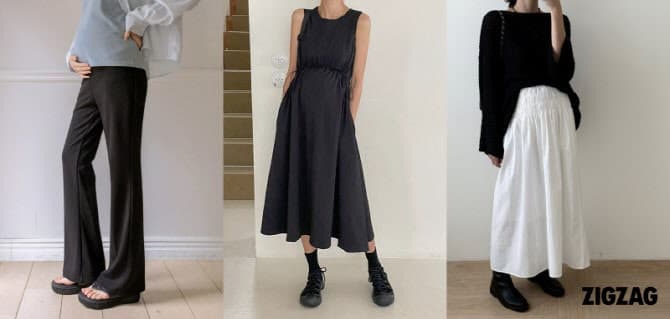 "임산부도 스타일리시하게"…출산율 반등에 지그재그 '임부복' 카테고리 신설