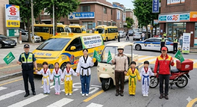 경찰, 집배원·태권도 관장 등 6600명과 '어린이 등하굣길' 365일 지킨다