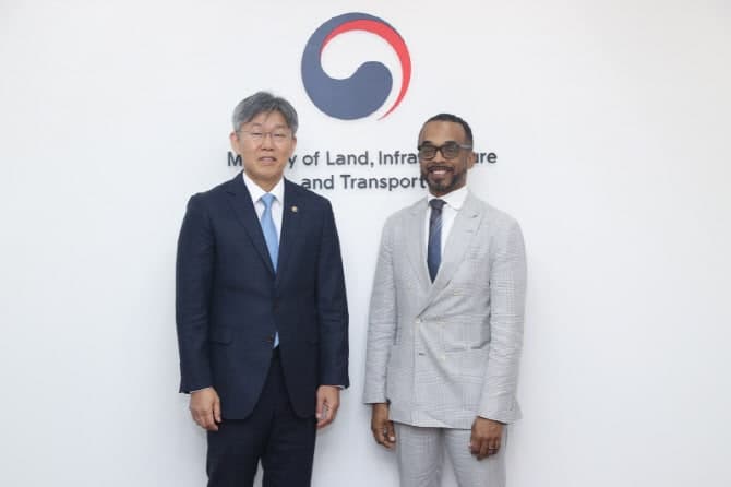 김이탁 국토차관, 구글 부사장과 AI 지도·교통 협력 확대 논의