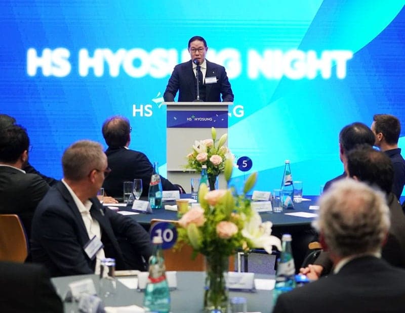 조현상 HS효성 부회장, 독일서 'K-세일즈 외교' 펼치며 글로벌 협력 확대