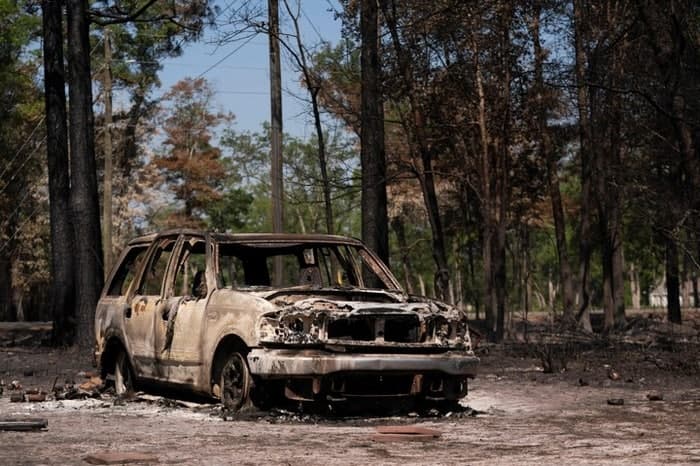 미국 조지아주 초대형 산불 확산…주지사, 한 달간 비상사태 발령