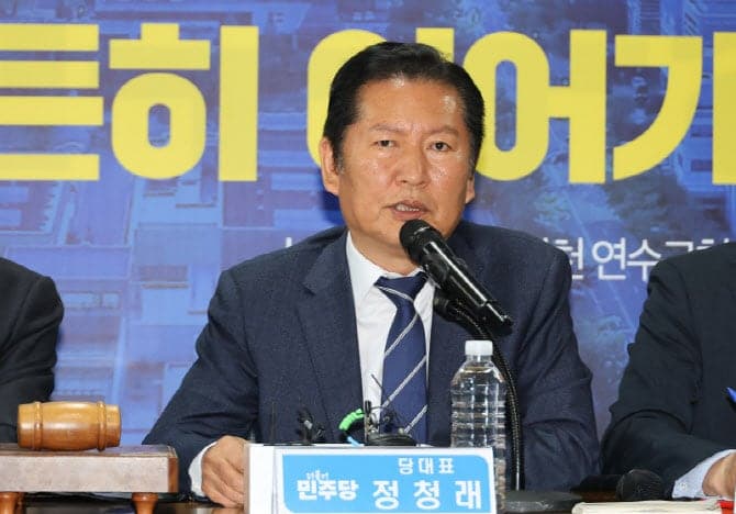 정청래, '12일 단식' 안호영 비공개 병문안…재감찰·지선 언급 無