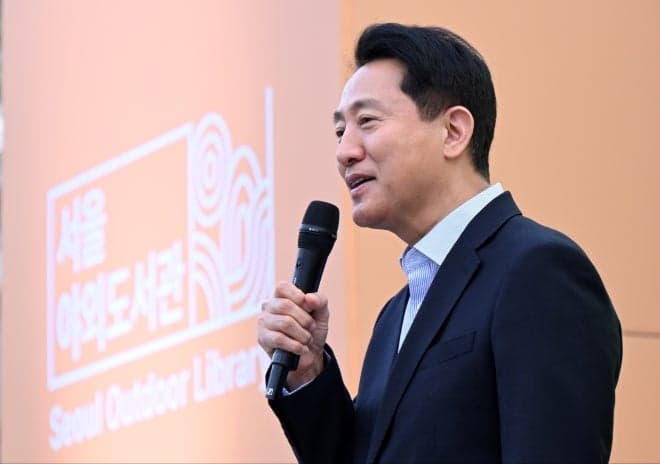 오세훈 시장, 광화문 대심도 빗물터널 현장 점검…"인명피해 제로 달성"