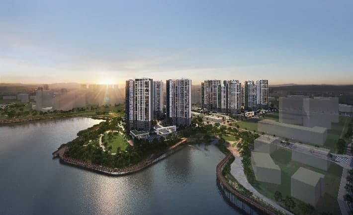 계룡건설, '호수뷰' 엘리프 성성호수공원 1165가구 본격 분양