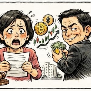 "돈 없으니 아껴 써" 주부 속인 남편, 코인 대박 숨기고 이혼…2년 지나도 재산분할 될까?