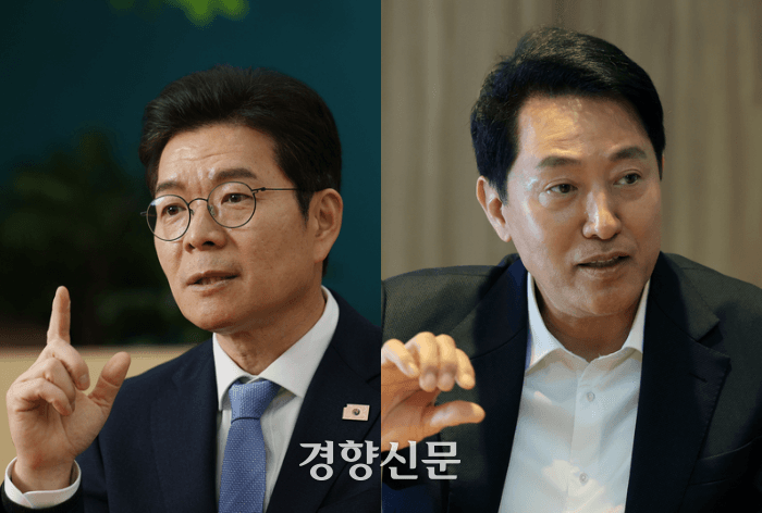 여야 서울시장 후보, 언론관 놓고 난타전…국힘 "정원오, 언론에 보도지침" vs 민주 "언론탄압 전문가는 오세훈"