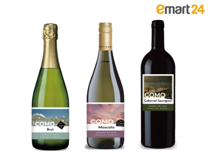 이마트24, 자체 와인 브랜드 '꼬모' 3종 리뉴얼…"가심비 승부"