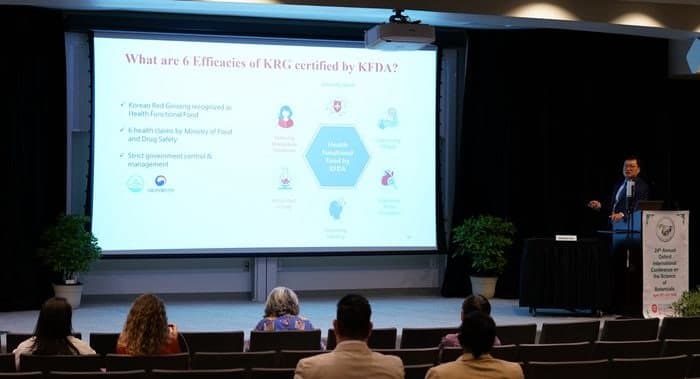 “홍삼, 국제 학술무대서 효능 입증”…정관장, 美서 숙면·스트레스 감소·혈당조절 연구 결과 발표