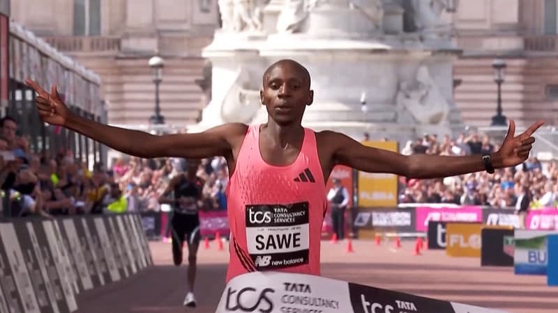 인간, 한계를 깨다…마라톤 '2시간 벽' 깼다 "1시간 59분 30초" 대기록