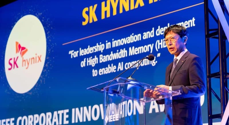 SK하이닉스, 100년 넘은 'IEEE 기업혁신상' 수상