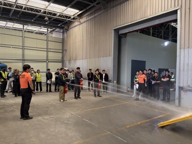 이스타항공, "정비 화학 물질 보관 창고 사고 막는다" 중대산업재해 예방 비상 대응 훈련 실시