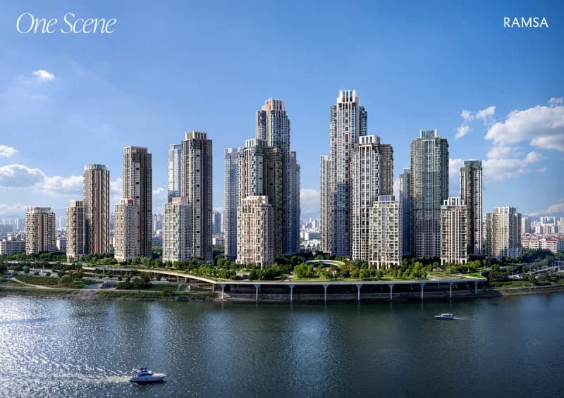 현대건설, 압구정3구역 'One Scene' 공개…해외 거장 협업 랜드마크 설계 제안