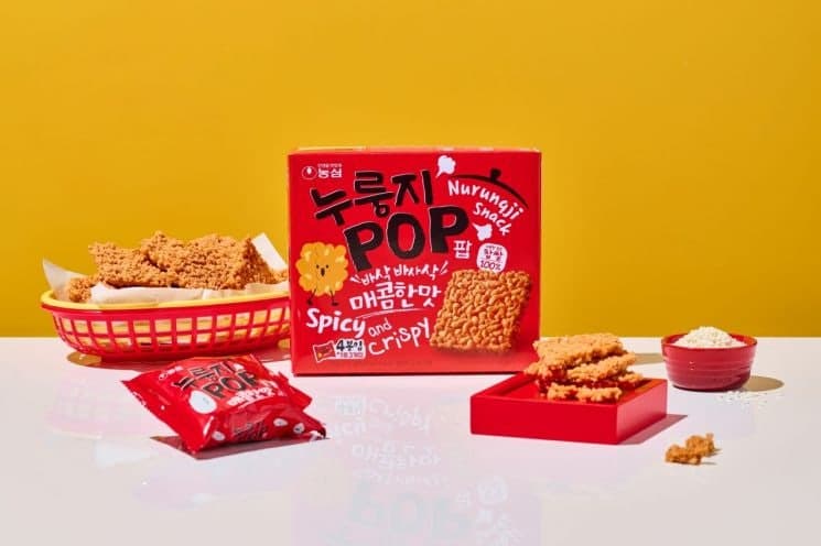 "고소한 누룽지에 볶음고추장 맛 더했다" 농심, '누룽지팝 매콤한맛' 출시