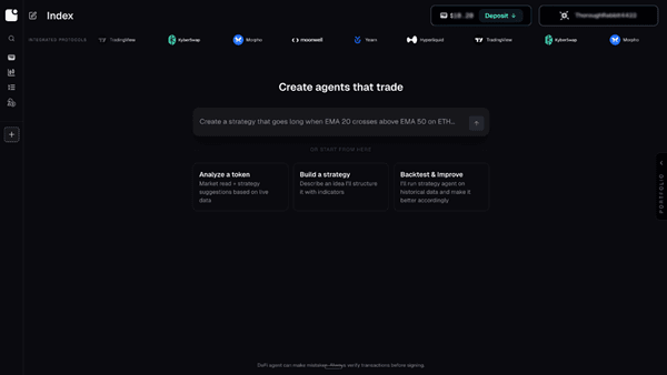 프랙션AI, 프롬프트 한 줄로 구동되는 AI 에이전트 트레이딩 플랫폼 ‘인덱스’ 공식 출시
