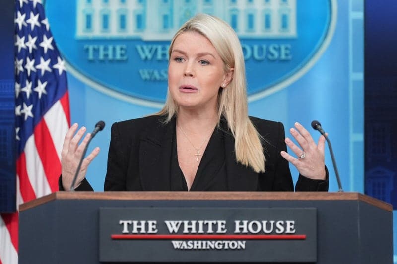 "다시 뵙겠다" 출산 휴가 쓴 레빗 백악관 대변인, 총격 사건에 복귀…"강인한 美 여전사"