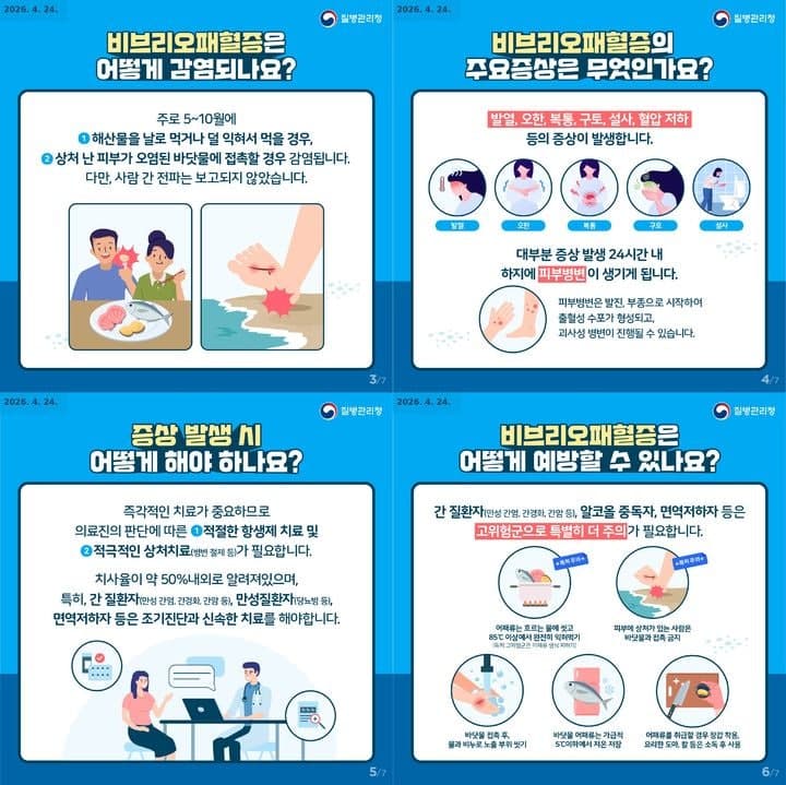 경기서 올해 첫 비브리오패혈증 사망자 발생...전남도 "여름철 고위험 감염병 주의를"